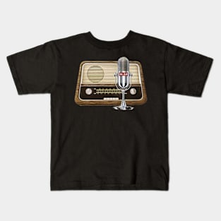 Radio On Air - Vintage Kids T-Shirt